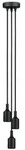 Paulmann Neordic Pendelleuchte KetilE27max. 3x60W Schwarz dimmbar Silikon#Metall