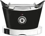 BUGATTI &ndash; Volo Toaster, schwarze Farbe &ndash; einfarbige Oberfl&auml;che &ndash; 930 Watt