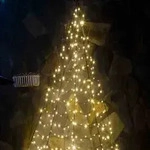 FHS Galaxy LED-Tannenbaum Galaxy halbrund 200 cm