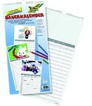 folia Familienplaner 23x49cm 350g/qm zum Selbstgestalten wei&szlig;