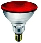 Signify 12 Stk. Philips Lighting Infrarotlampe PAR38 PAR38IR100WE27240Red 12891115