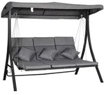 Outsunny - Hollywoodschaukel - 200L x 115B x 168H cm