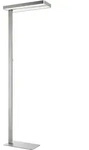UNILUX Stehleuchte Lixus LED metallgrau mit 3 LED-Modulen