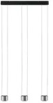 Paulmann LED Pendelleuchte Aldan 2700K 3x1570lm / 3x0lm 3x4,8W / 3x4,4W Schwarz#Alu
