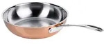 Contacto Kupfer-Bratpfanne, &Oslash; 28 cm, Mehrschichtenaufbau aus Edelstahl,