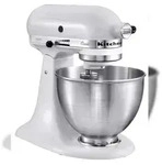 KitchenAid K&uuml;chenmaschine Classic 5K45SSEWH, 4.3 L, 10 Stufen, mit 3-tlg. Zubeh&ouml;r,