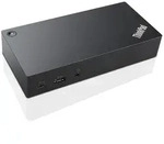 Lenovo ThinkPad USB-C Dock Gen 2 EU Lade-/Dockingstation Schwarz
