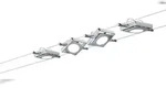 Paulmann LED Seilsystem MacLED Basisset4x200lm 4x4,3W 2700K230/12V Chrom matt 94107