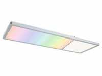 Paulmann LED Panel Atria Shine eckig 580x200mm RGBW Chrom matt dimmbar 71020