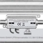 Goobay 67510 LTE/4G Sperrfilter F-Buchse - F-Buchse, F-Buchse, Silber - f&uuml;r