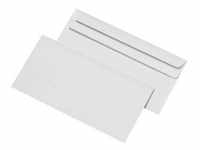 Briefhülle DIN lang ohne Fenster, Selbstklebung, 72g/m2, weiß, 1000 Stück