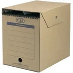 ELBA Archiv-Box maxi tric system 236x333x308mm Wellpappe naturbraun Packung mit...