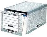 Bankers Box&reg; 01820EU Schubladenarchiv System grau/wei&szlig;