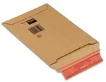 Versandtasche, Wellpappe, 340x500x50mm, braun