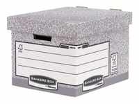 Bankers Box Archivbox A4 grau/weiß 333x390x285