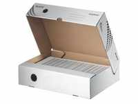 LEITZ Archivbox easyboxx, A4, 8cm, weiß