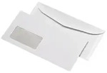 mayer-network 30007488 Kuvertierumschl&auml;ge mit Fenster (114x229 mm), gummiert, 75