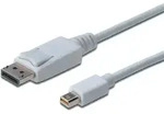 ASSMANN DisplayPort Kabel mini DP 1.0m interlock DP 1.1a wei&szlig;