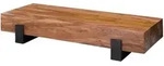 WOHNLING Couchtisch Wohnzimmertisch Holz Massiv Sofatisch Tisch Wohnzimmer
