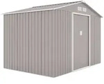 HATTORO S200 XXL Metall Ger&auml;tehaus Ger&auml;teschuppen Garten Haus Schuppen Gartenhaus