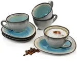S&Auml;NGER Kaffeetassen Set Capri 8 teilig f&uuml;r 4 Personen