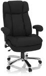 Schwerlaststuhl / B&uuml;rostuhl BUILDER XXL I Stoff schwarz hjh OFFICE