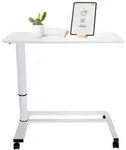 Stehtisch / Beistelltisch STAND II 90 x 42 cm wei&szlig; hjh OFFICE