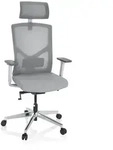 B&uuml;rostuhl / Drehstuhl BRETON PRO W Stoff / Netzstoff grau hjh OFFICE