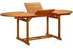 vidaXL Gartentisch 200x100x75 cm Massivholz Akazie