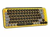 Logitech POP Mechanische Kabellose Tastatur Blast-Yellow