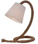 N&auml;ve Tischleuchte mit Textilschirm "Rope" h: 35cm l: 26cm b: 18cm