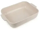 PEUGEOT Keramik Auflaufform APPOLIA 32cm Rechteckig Ecru Sp&uuml;lmaschinenfest