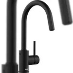 BLANCO GmbH + Co KG BLANCO MIDA-S Armatur, Wasserhahn schwarz matt Hochdruck