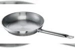 GastroSUS Bratpfanne Chef, Edelstahl, unbeschichtet, 28 cm, induktions-, backofenfest