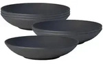 Villeroy & Boch Manufacture Rock Schale flach &oslash; 23,5 cm 6er Set