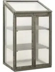 vidaXL Gew&auml;chshaus 60x45x100 cm Tannenholz