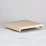Lycce Bankauflage BEIGE Klemmkissen Sitzkissen zum fest klemmen mit 2 Leisten 40cm