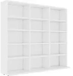 vidaXL CD-Regal Wei&szlig; 100x23x89,5 cm Holzwerkstoff
