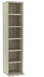 vidaXL CD-Schrank Sonoma-Eiche 21x20x88 cm Holzwerkstoff