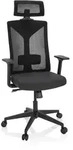B&uuml;rostuhl / Drehstuhl KODIAK Stoff / Netzstoff schwarz hjh OFFICE