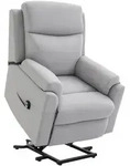 HOMCOM - Aufstehsessel - 83B x 89T x 102H cm - grau