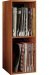 VCM Platto2 Regal f&uuml;r LP 2 Ablagen Nussbaum dekor.