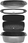 STONELINE&reg; Multifunktionales Br&auml;ter- und Back-Set, 5-tlg., mit Deckeln, Induktion
