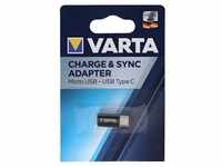 Varta Micro-USB Adapter von Micro-USB auf USB Type C Charge & Sync Adapter