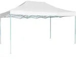 vidaXL Partyzelt Faltbar 3x4,5 m Wei&szlig;