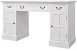 vidaXL Schreibtisch Sekret&auml;r Wei&szlig; 140 x 48 x 80 cm