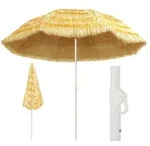 vidaXL Strandschirm Natur 300 cm hawaiianischer Stil Modell Sirocco Nova