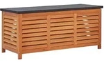 vidaXL Gartenbox 117x50x55 cm Eukalyptus Massivholz