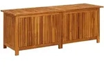 vidaXL Gartenbox 150x50x58 cm Massivholz Akazie