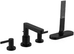 hansgrohe Finoris 4-Loch Wannenrandarmatur mit sBox, Mattschwarz